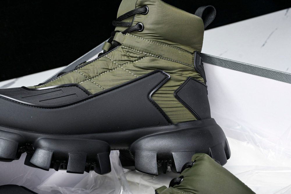 Prada Cloudburst Thunder High 'Army Green Black' - Image 28