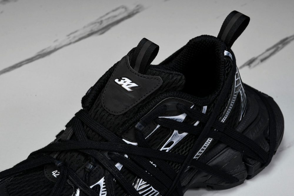 3XL Sneaker Extreme Lace 'Black Silver' - Image 10