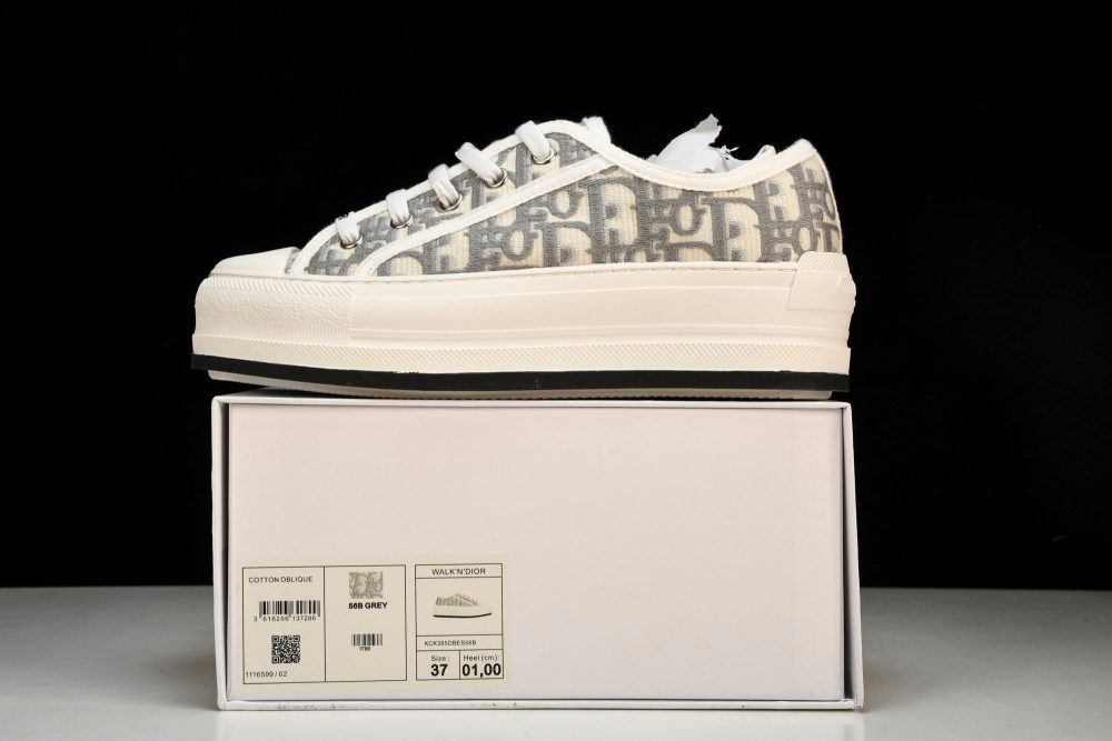 D1or Walk'N'D1or Platform Sneaker 'Oblique Grey' - Image 28