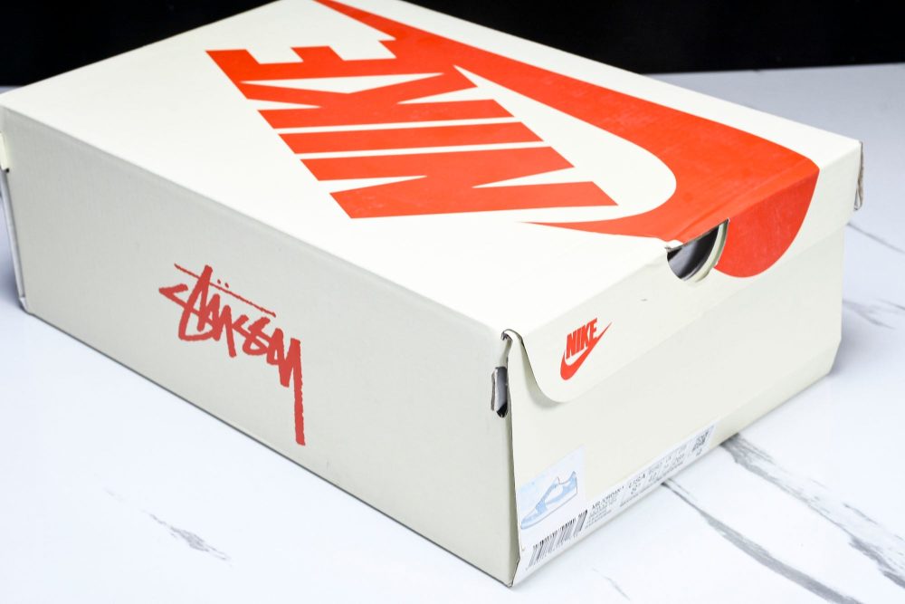 Travis Scott AJ1 Low x Stussy 'Blue' (Custom) - Image 28