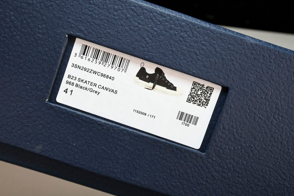 D1or B23 Skater Low x ERL 'Black Canvas' - Image 28