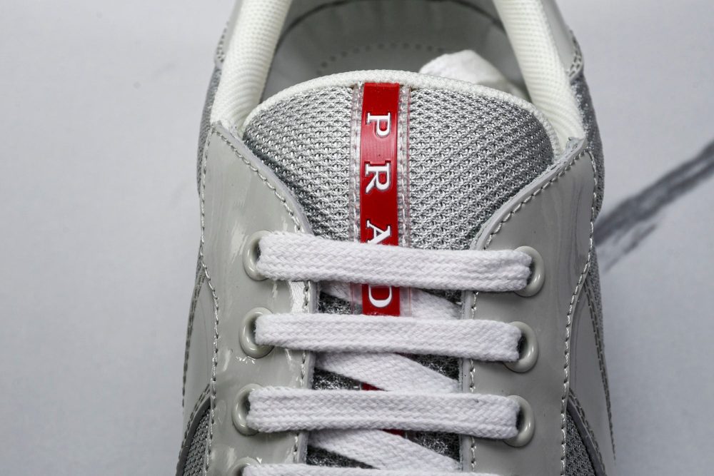 Prada America's Cup Sneaker 'Pearl Silver' - Image 11