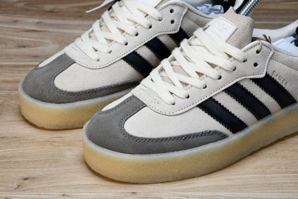 AD x Clarks '8th Street Samba' by Ronny Fieg 'White Black' - Image 19
