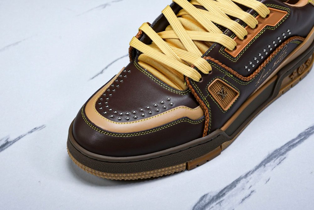 Louis Vuittоп Trainer Low Western 'Brown' - Image 9
