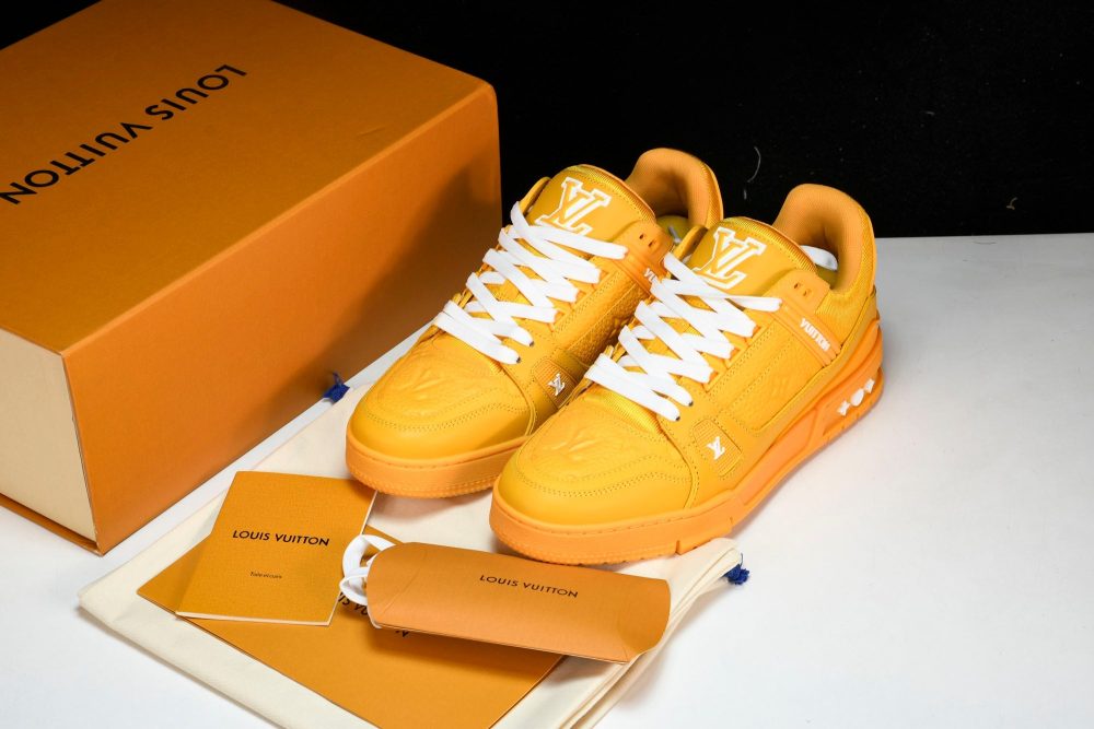 Louis Vuittоп Trainer Low 'Yellow Embossed' - Image 20