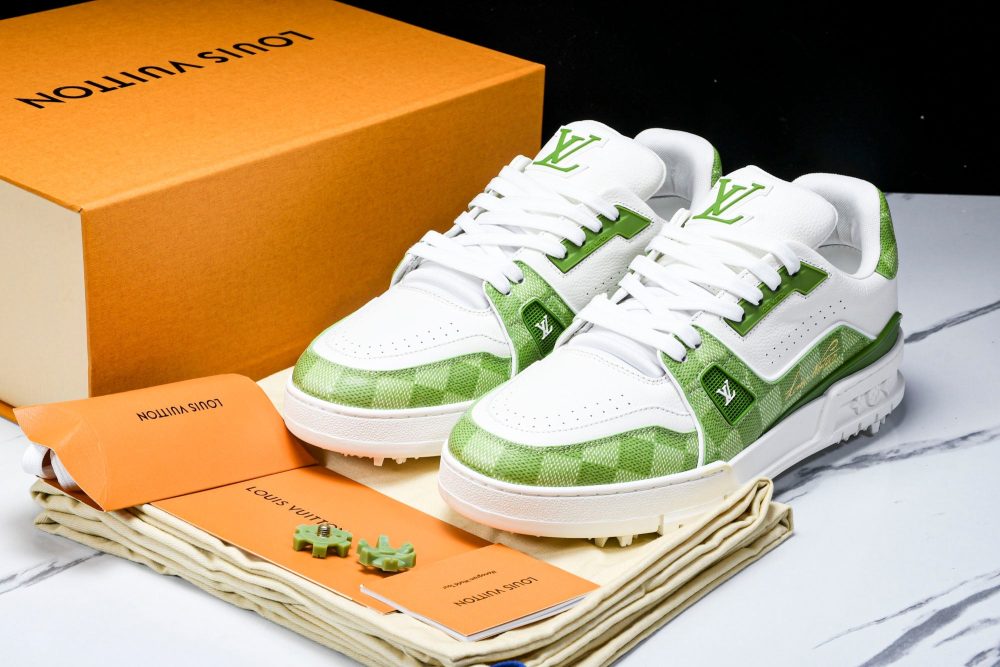 Louis Vuittоп Trainer (Golf Version) by Tyler, The Creator 'Damier Green' - Image 25