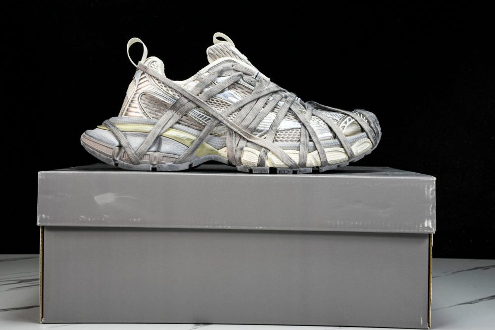 3XL Sneaker Extreme Lace 'Silver' - Image 25