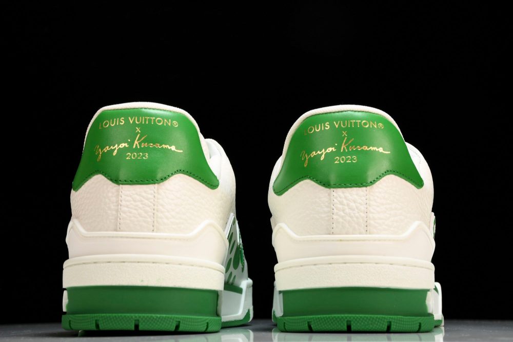 Louis Vuittоп Trainer Low by Yayoi Kusama 'Green' - Image 7