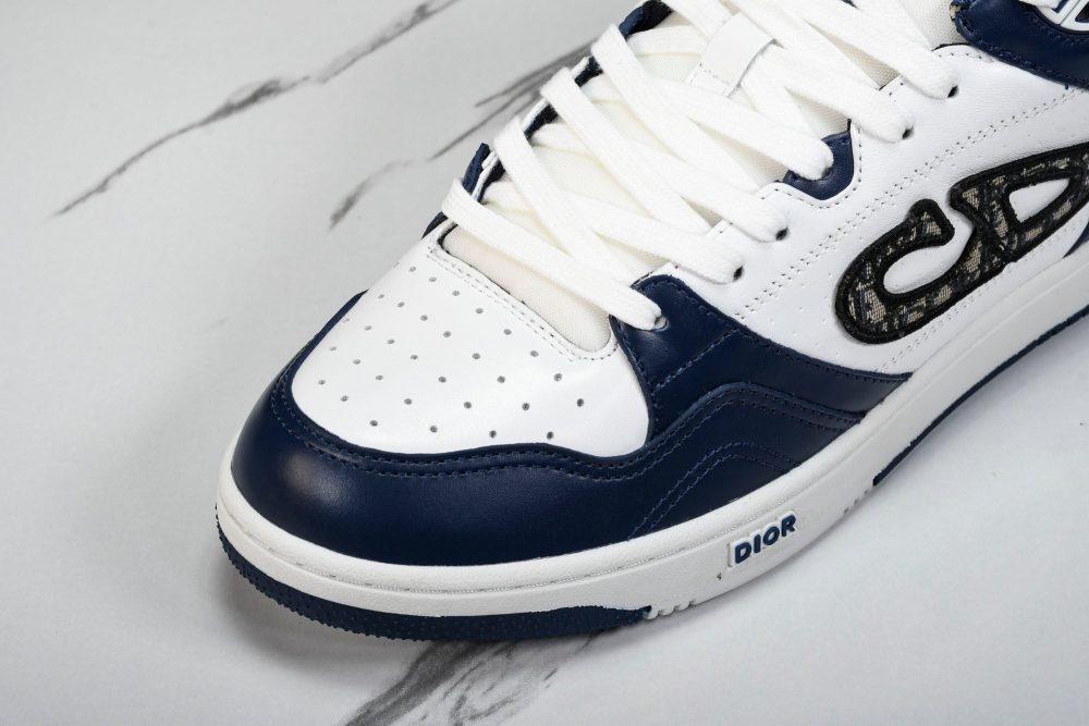 D1or B57 Mid-Top "Navy Blue White' - Image 9