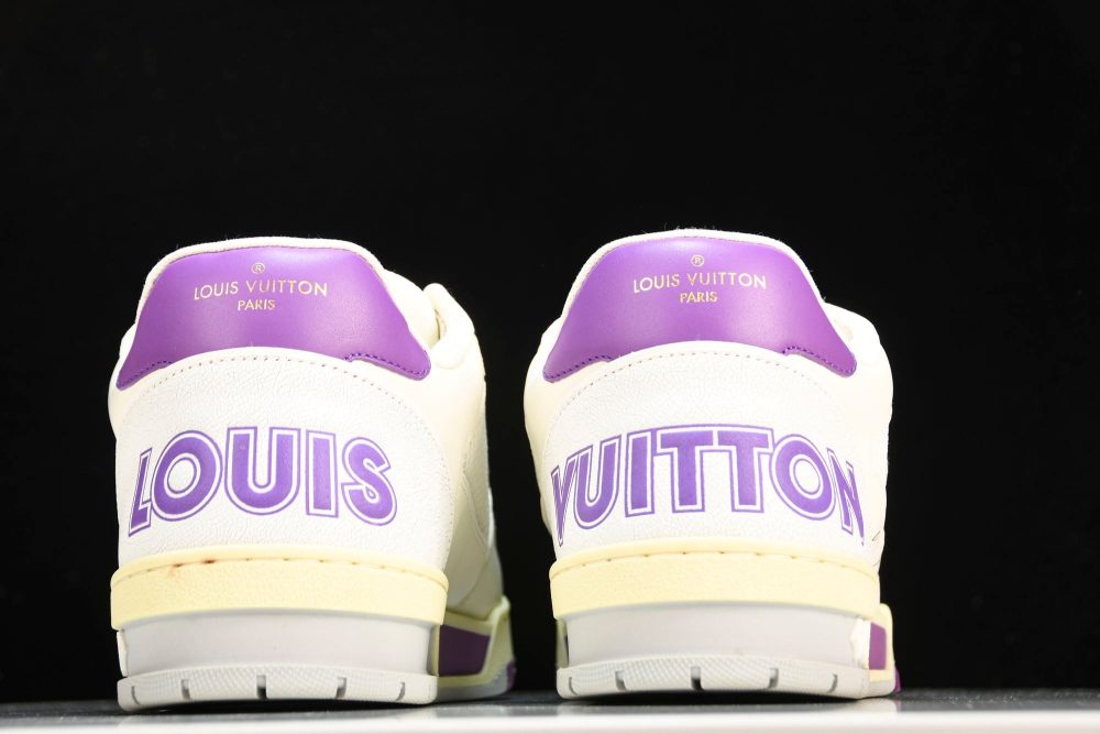 Louis Vuittоп Trainer Low Velcro Strap 'Violet Mesh' - Image 7