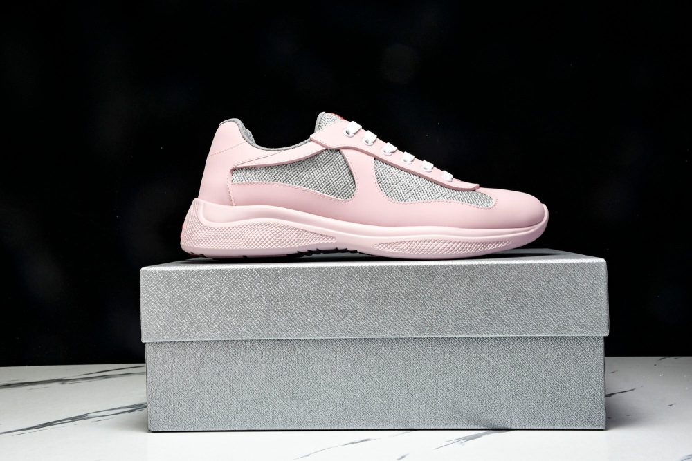 Prada America's Cup Sneaker Soft Rubber 'Pink' - Image 22