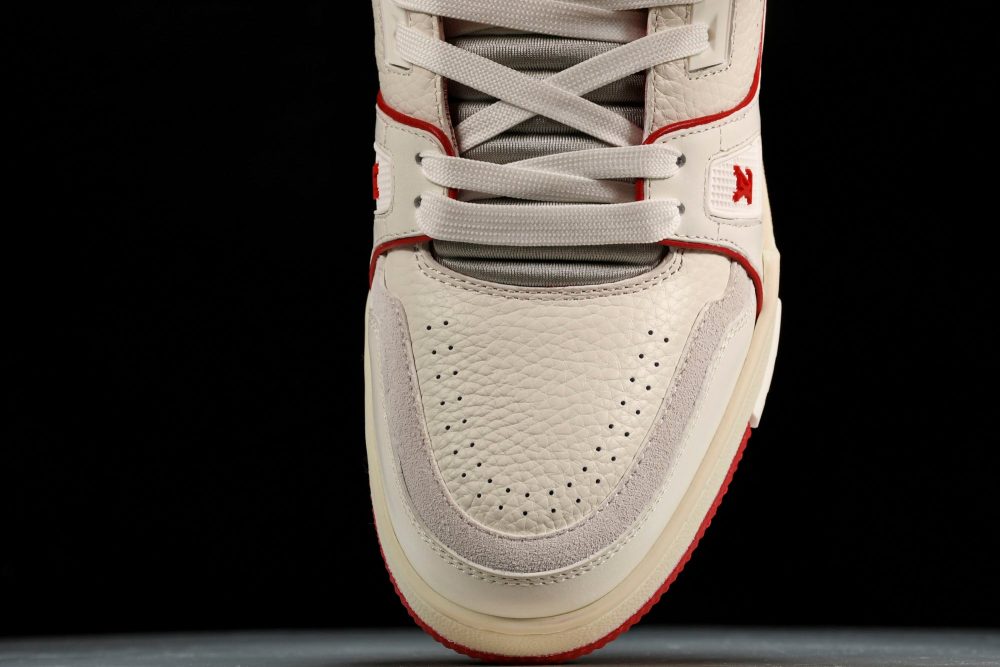 Louis Vuittоп Trainer Low 'Signature White Red' - Image 6