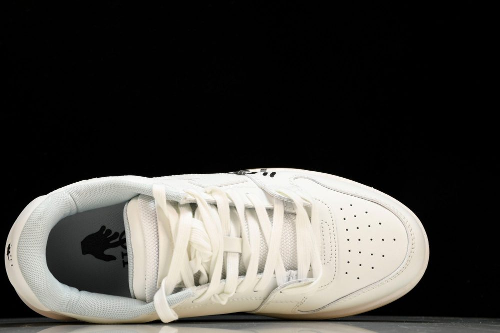 Off-White Out Of Office OOO Low Top "For Walking" - White Black - Image 4