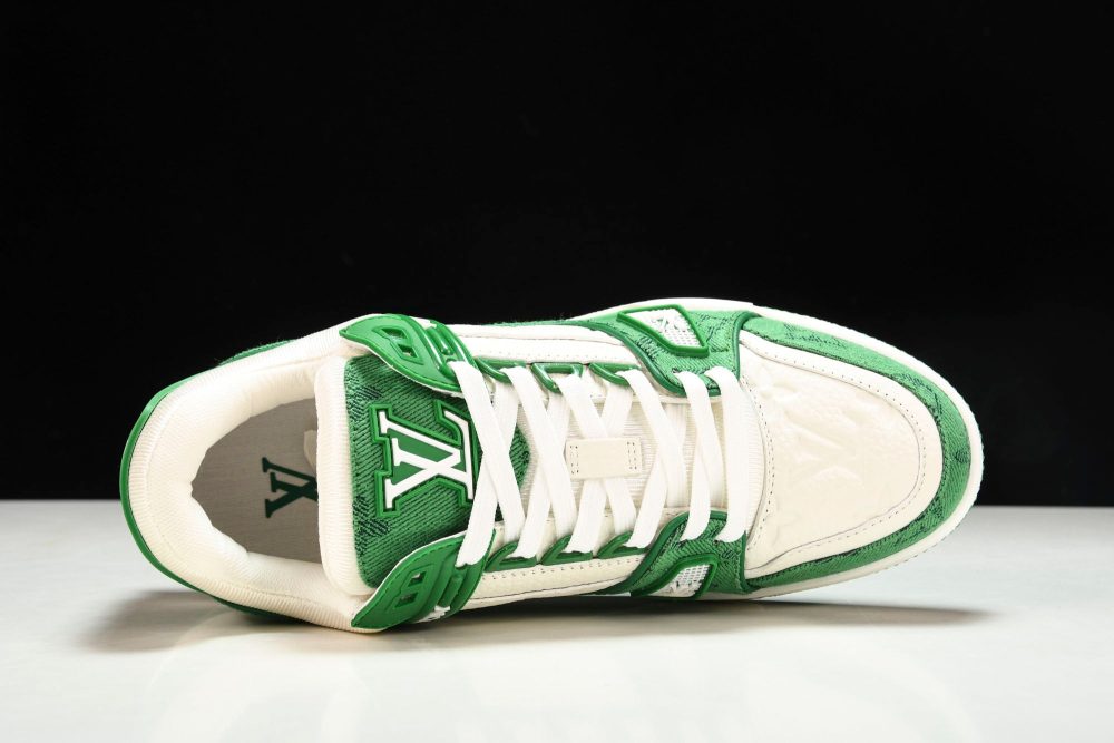 Louis Vuittоп Trainer Low 'Monogram Denim Green' - Image 4