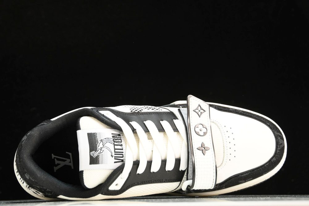 Louis Vuittоп Trainer Low Velcro Strap 'Monogram Denim Black' - Image 4
