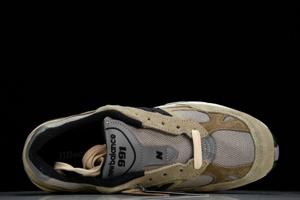 NB 991 x JJJJound MiUK 'Grey Olive' - Image 4