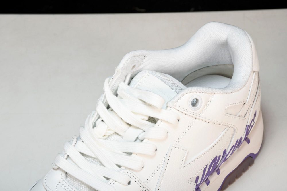 Off-White Out Of Office OOO Low Top "For Walking" - White Lilac - Image 11