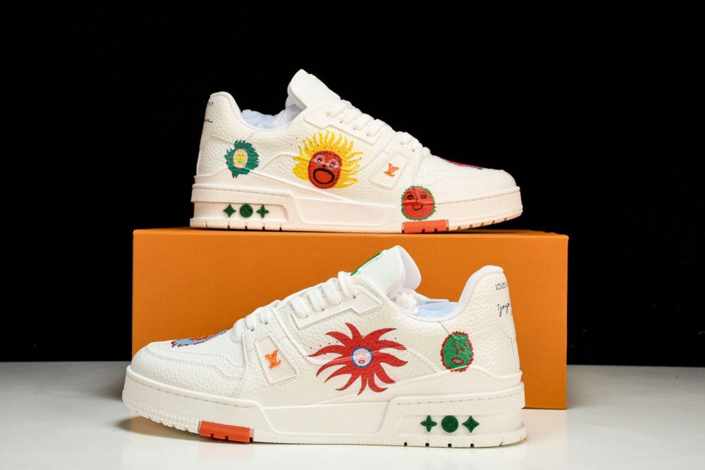 Louis Vuittоп Trainer Low by Yayoi Kusama 'White Print' - Image 22