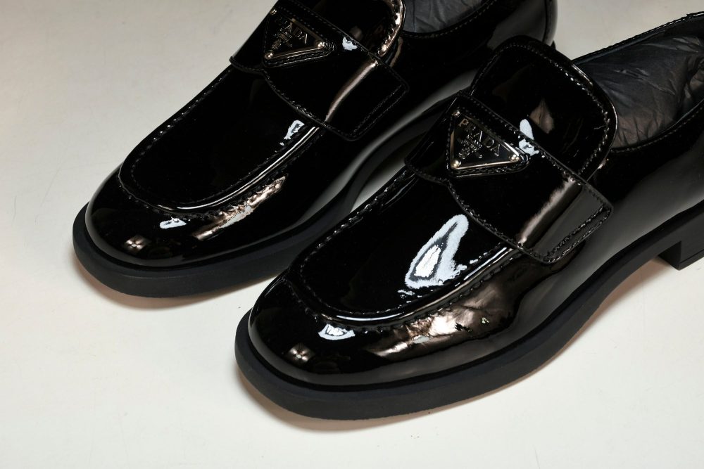 Prada Patent Loafers 'Black' - Image 14