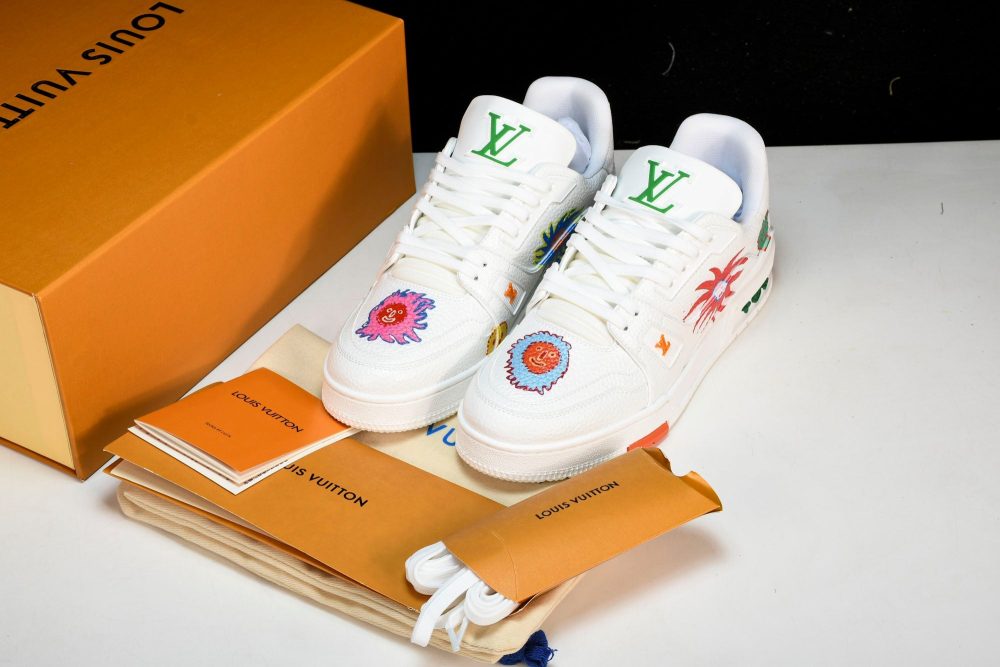 Louis Vuittоп Trainer Low by Yayoi Kusama 'White Print' - Image 20