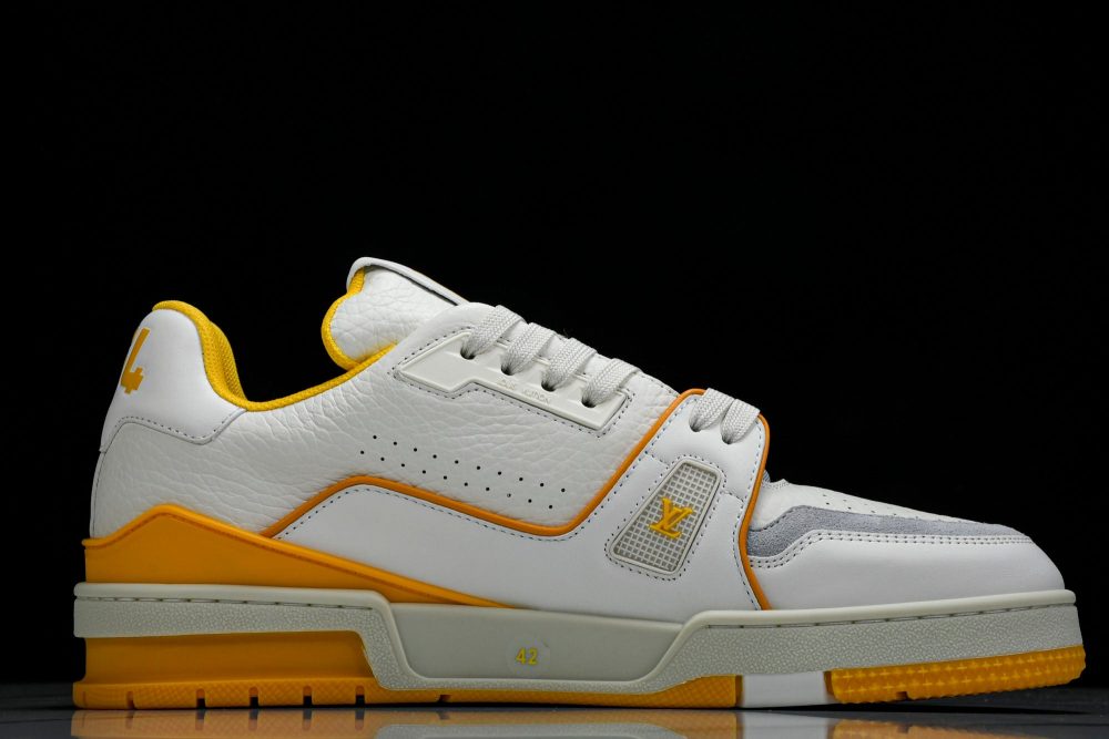Louis Vuittоп Trainer Low 'Signature White Yellow' - Image 3