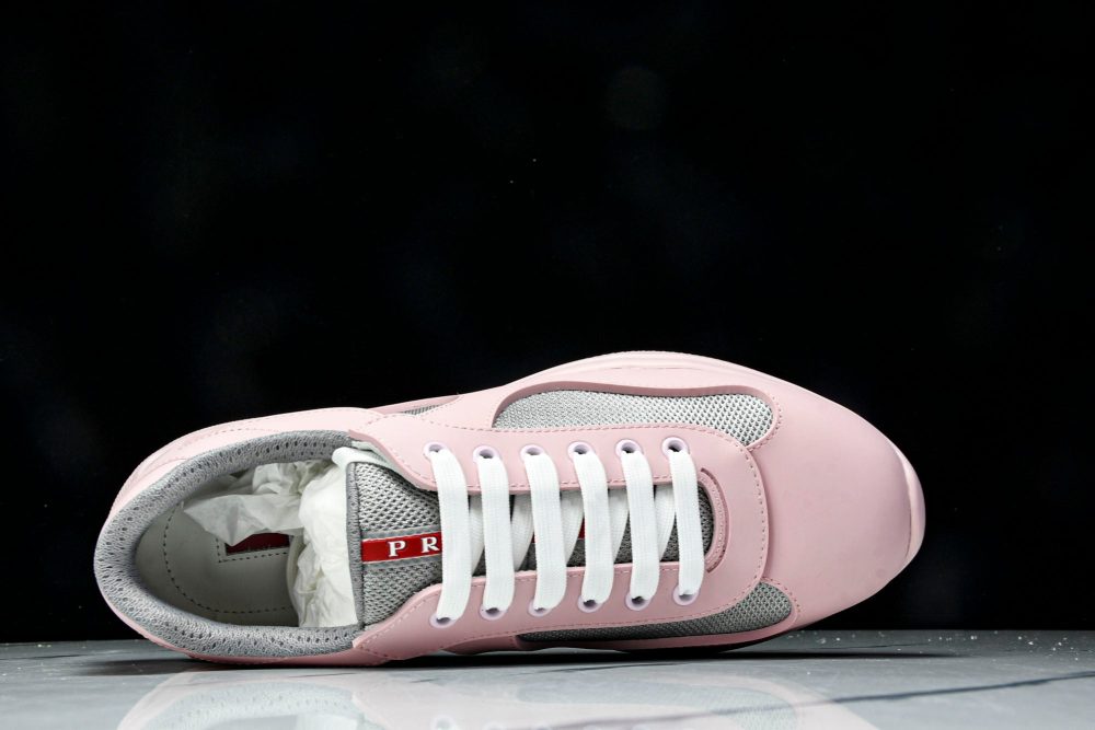 Prada America's Cup Sneaker Soft Rubber 'Pink' - Image 4