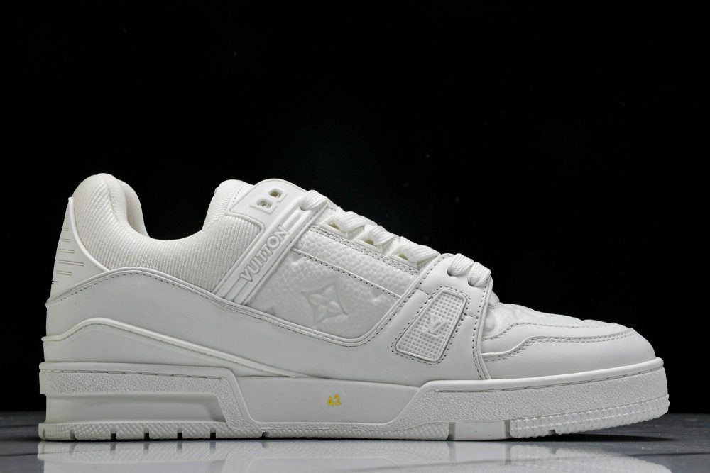 Louis Vuittоп Trainer Low 'White Embossed' - Image 3