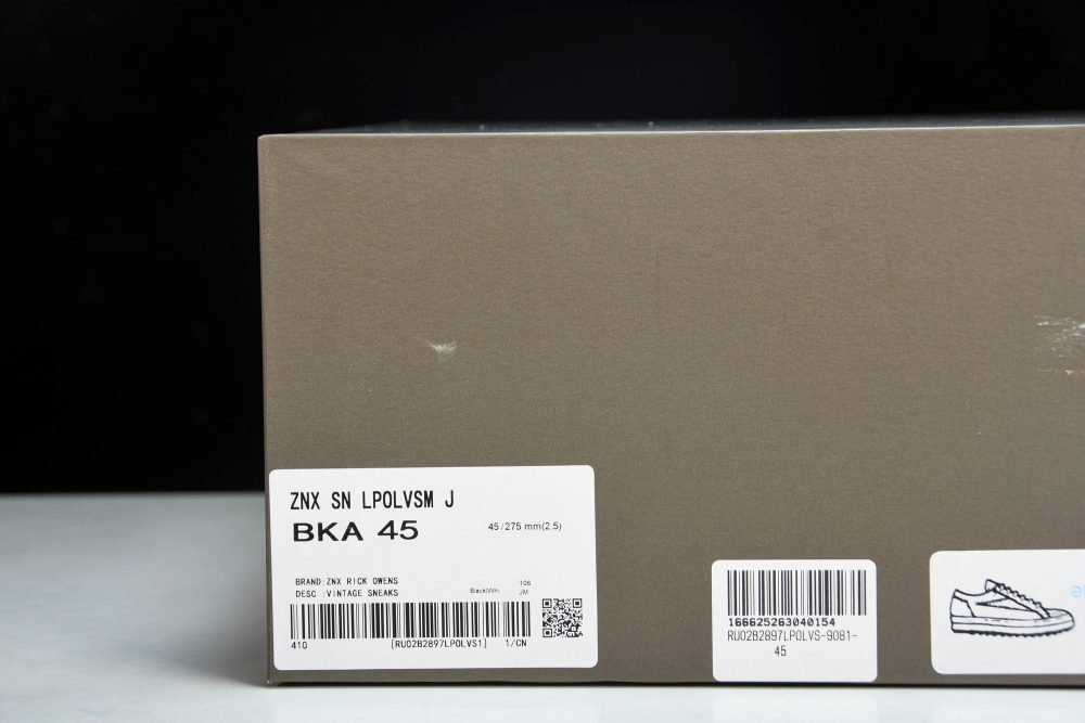 Rick Owens Vintage Sneaks 'Black' - Image 29