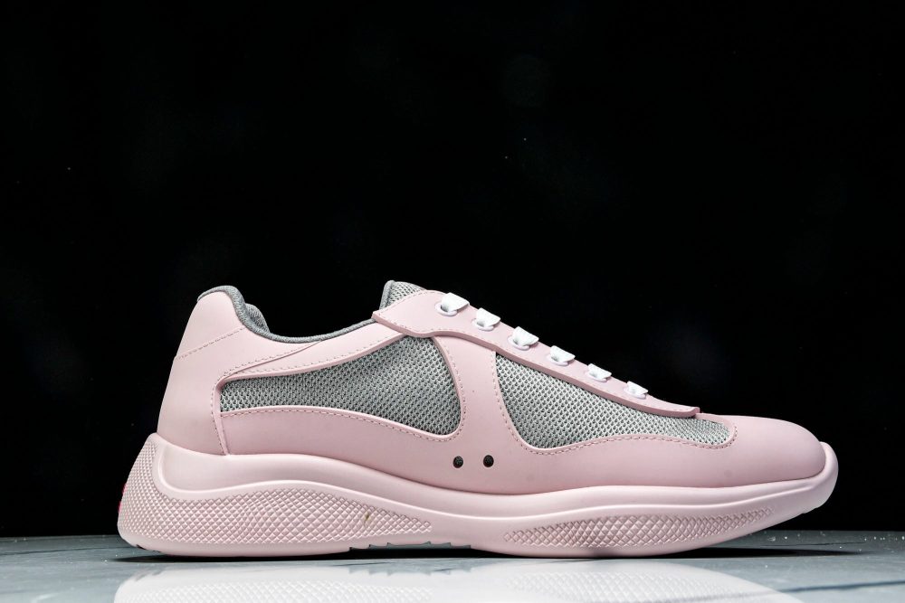 Prada America's Cup Sneaker Soft Rubber 'Pink' - Image 3