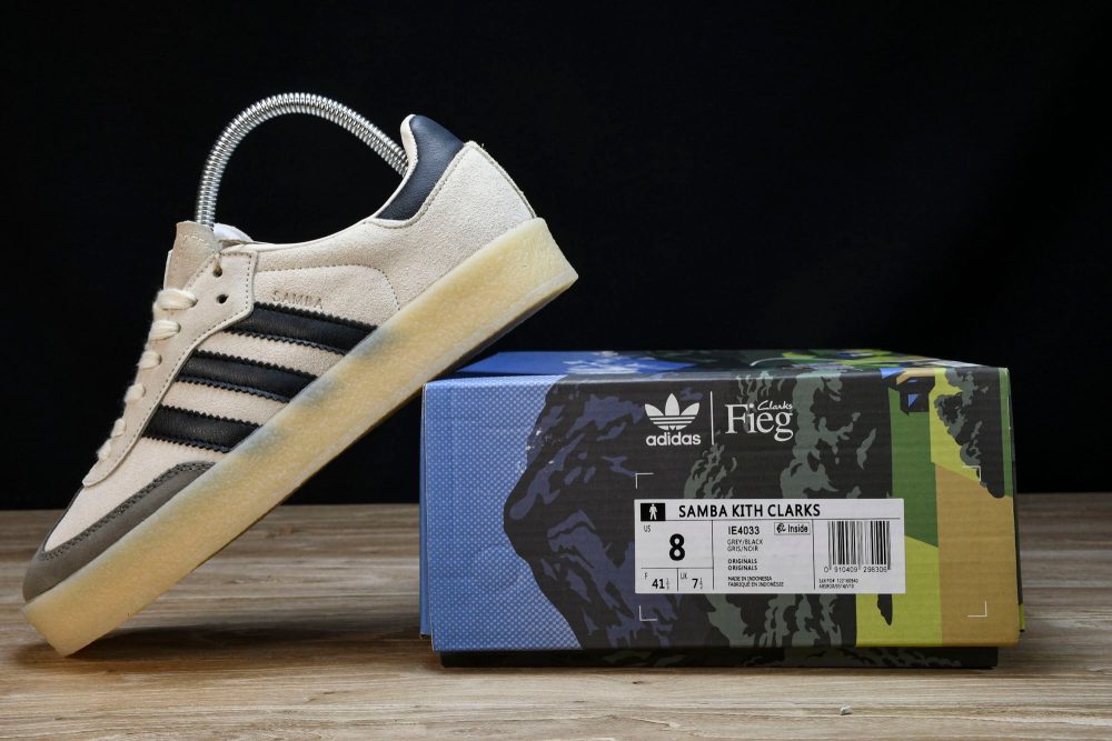 AD x Clarks '8th Street Samba' by Ronny Fieg 'White Black' - Image 24