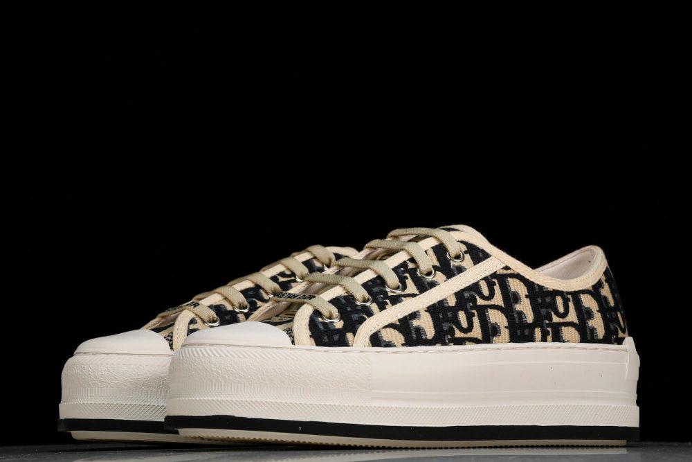 D1or Walk'N'D1or Platform Sneaker 'Oblique Dark Blue' - Image 2