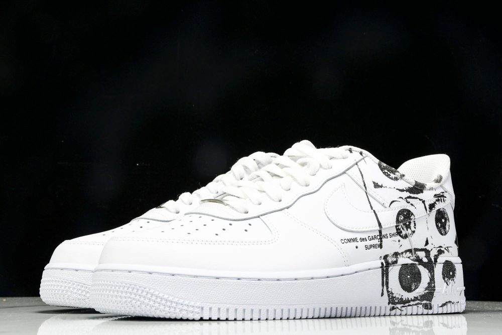 AF1 x Comme des Garcons SHIRT x Supreme 'Eyes' - Image 2