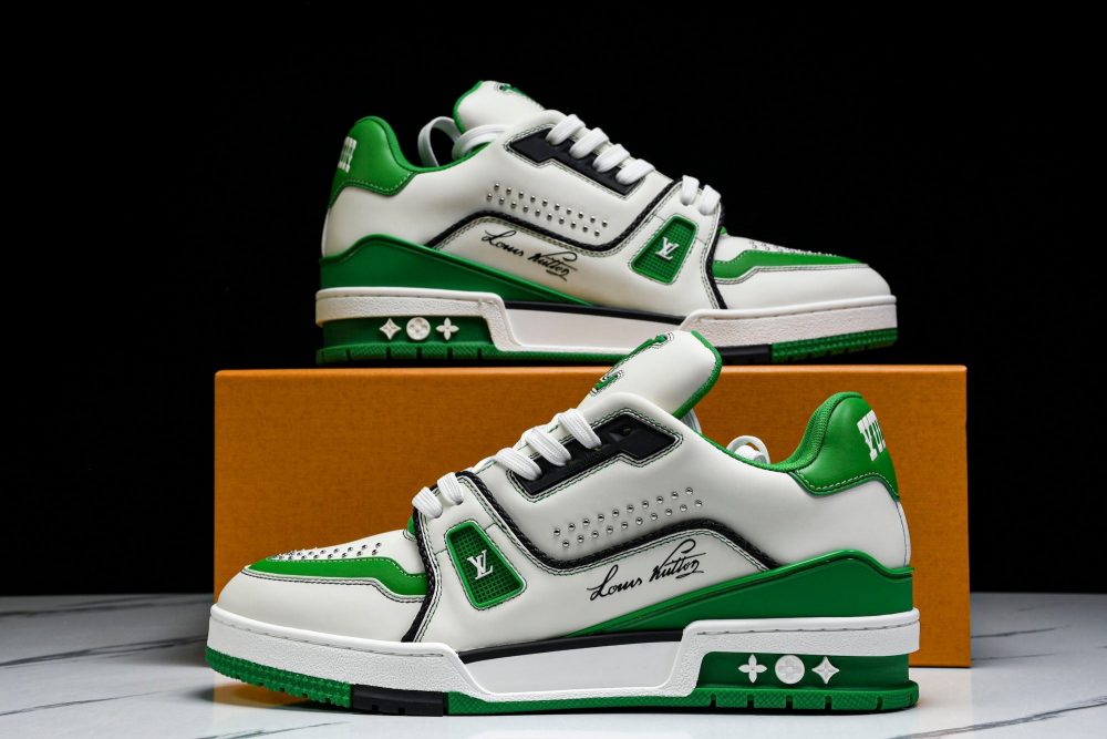 Louis Vuittоп Trainer Low Western 'White Green' - Image 20
