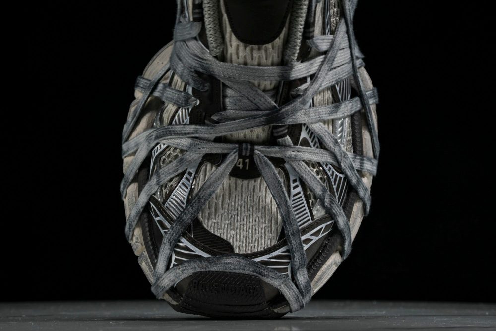 3XL Sneaker Extreme Lace 'Grey Brown' - Image 6