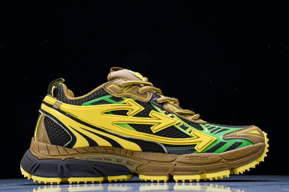 Off-White "Be Right Back" Sneaker 'Yellow Brown' - Image 3