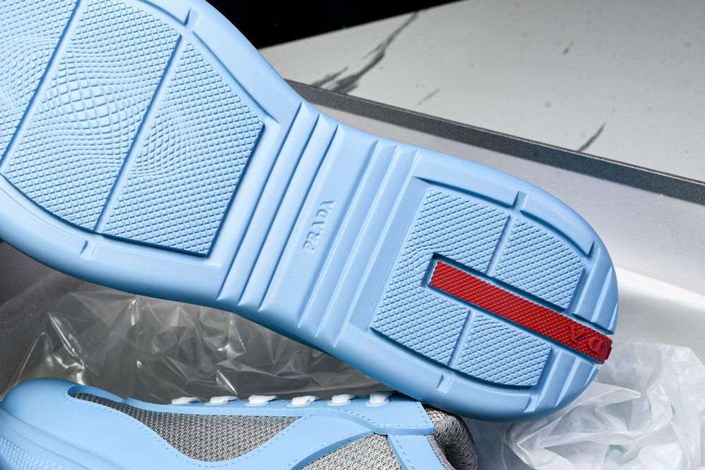 Prada America's Cup Sneaker Soft Rubber 'Light Blue' - Image 28