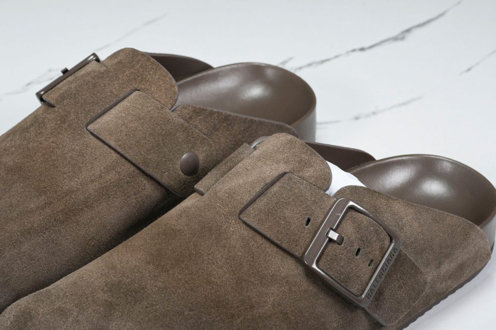 Вirkenstock x Вalenciaga Sunday Mule Suede 'Brown' - Image 10