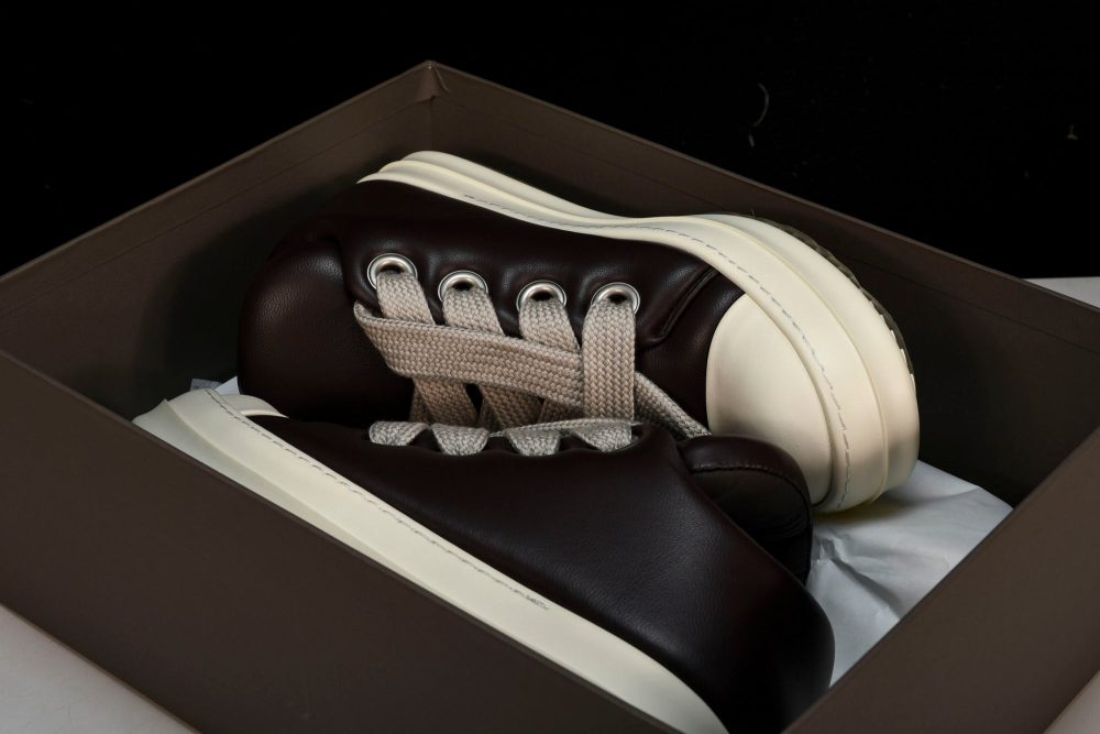 Rick Owens Luxor Jumbo Lace Padded Low 'Black' - Image 29