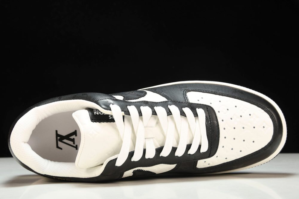 Louis Vuittоп x AF1 by Virgil Abloh 'Black White' - Image 4