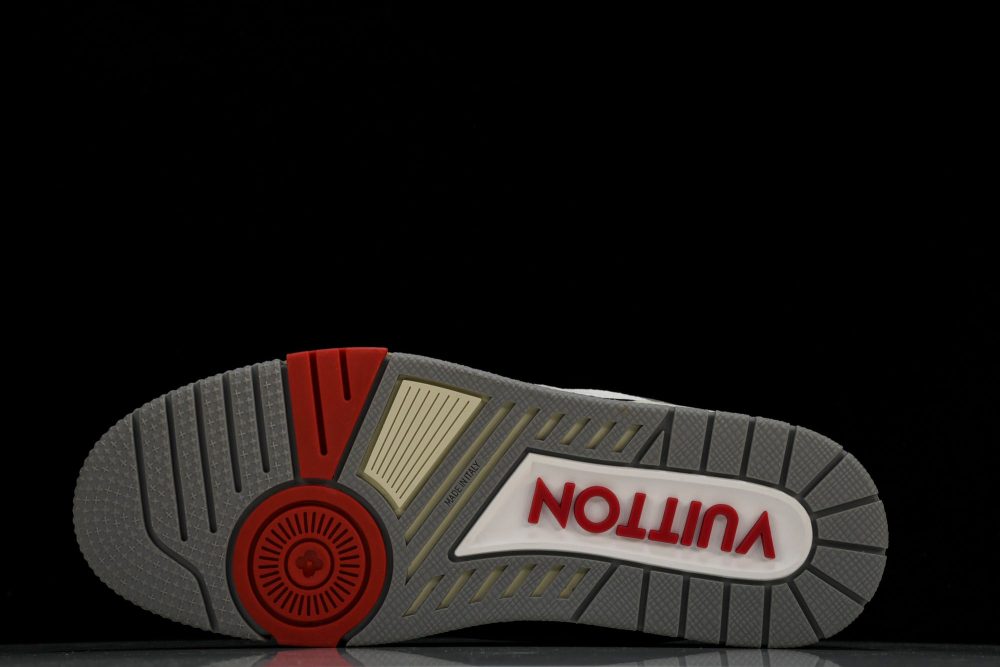 Louis Vuittоп Trainer Low Velcro Strap 'Red Black' - Image 5