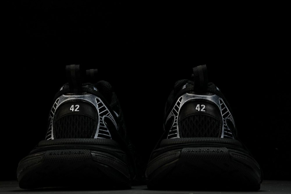 3XL Sneaker Extreme Lace 'Black Silver' - Image 7