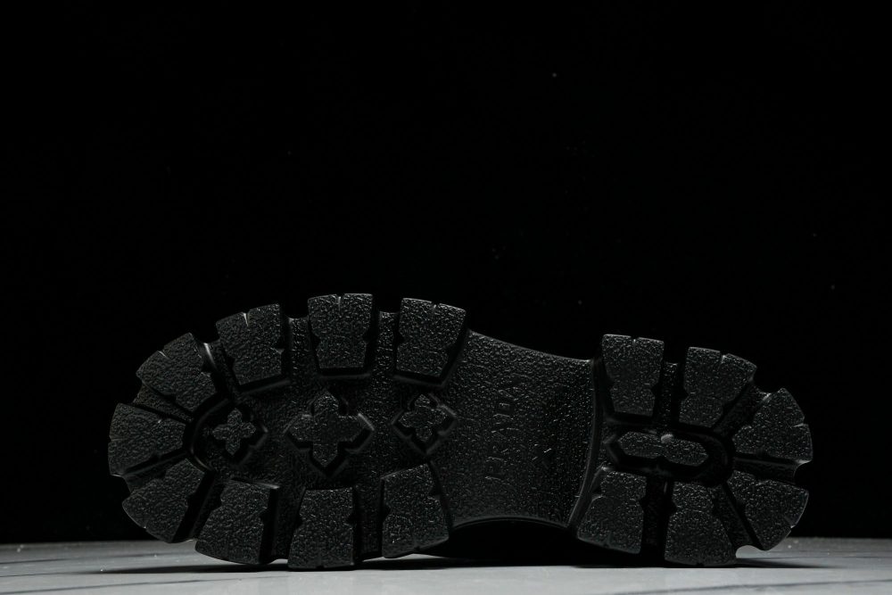 Prada Monolith Boots with Pouch 'Black' - Image 5