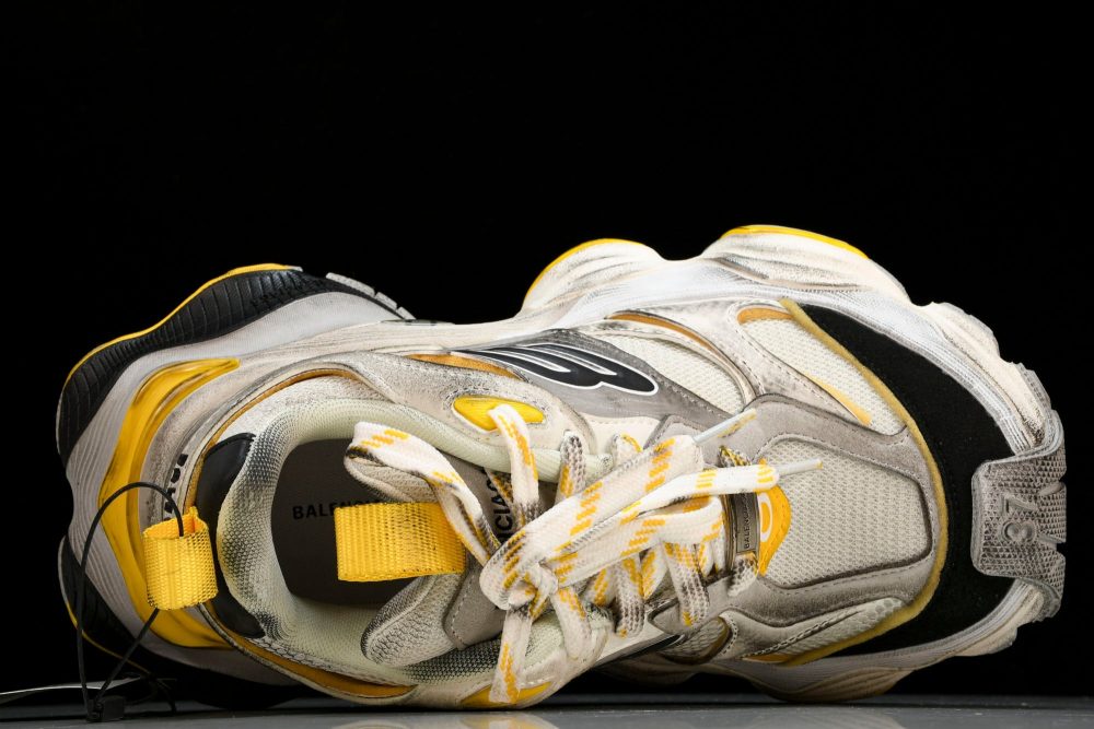 Cargo Sneaker 'White Yellow' - Image 4