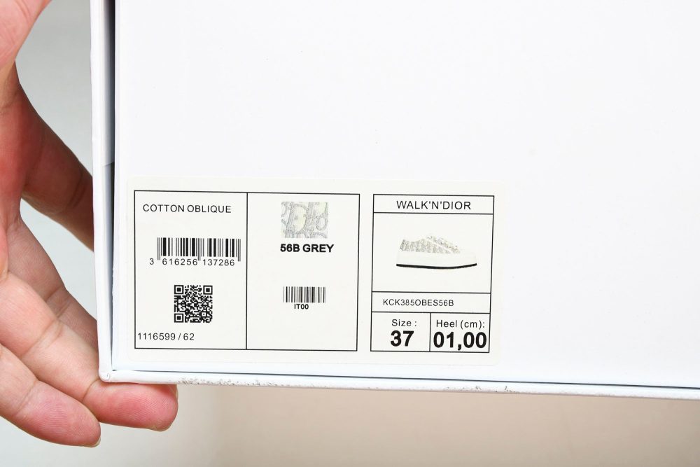 D1or Walk'N'D1or Platform Sneaker 'Oblique Grey' - Image 32