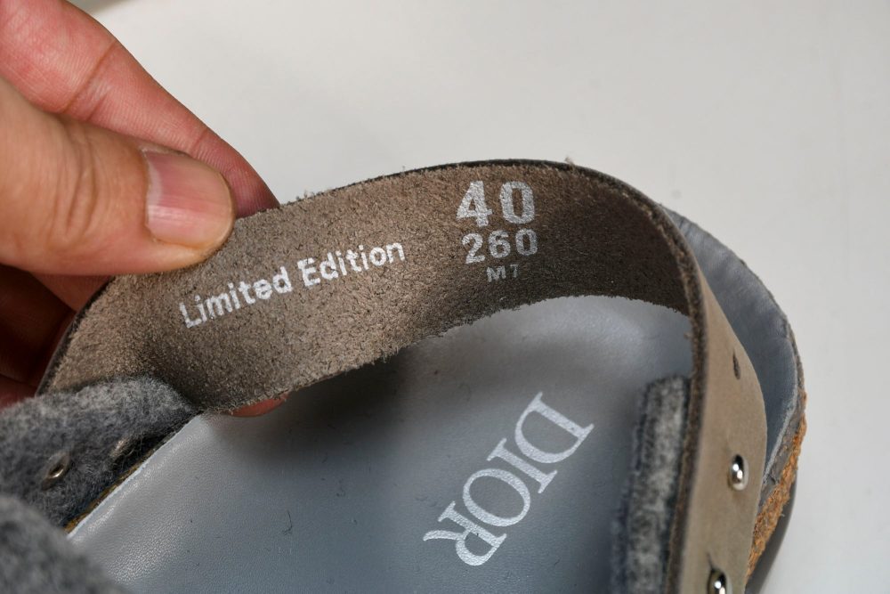 Birkenstock x D1or Tokio Mule Felted Wool 'Grey' - Image 13