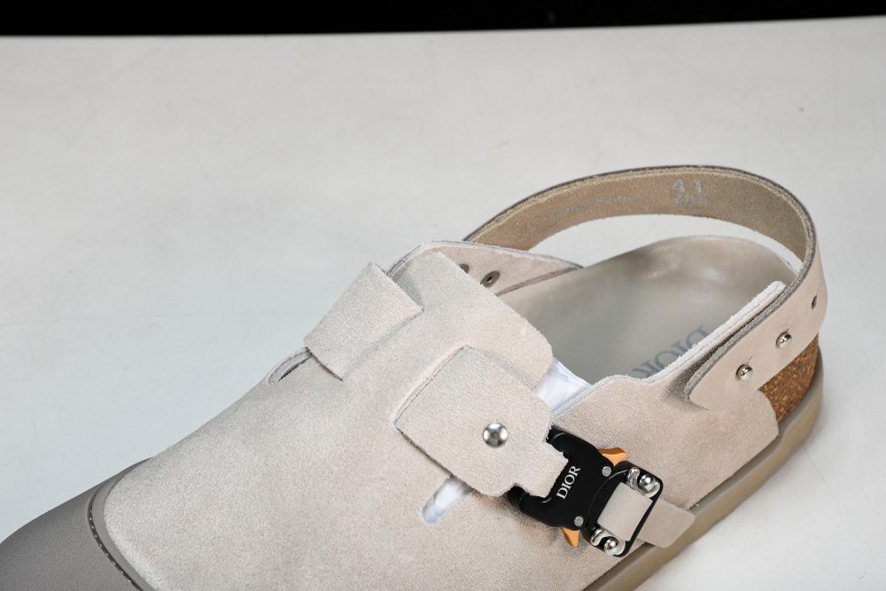 Birkenstock x D1or Tokio Mule Calfskin 'Greige' - Image 10