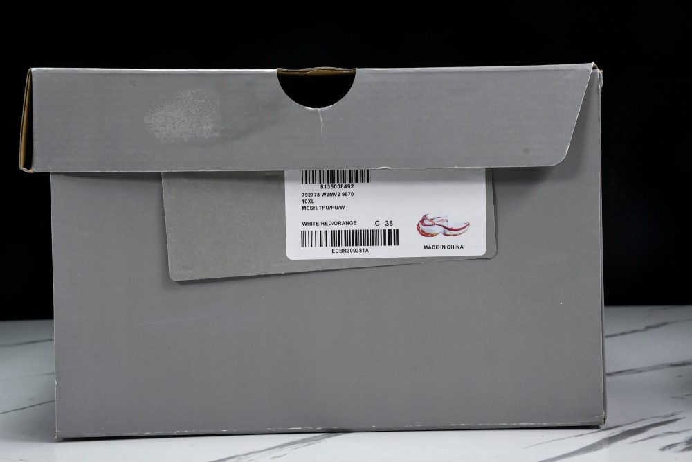 10XL Sneaker 'White Red Orange' - Image 27