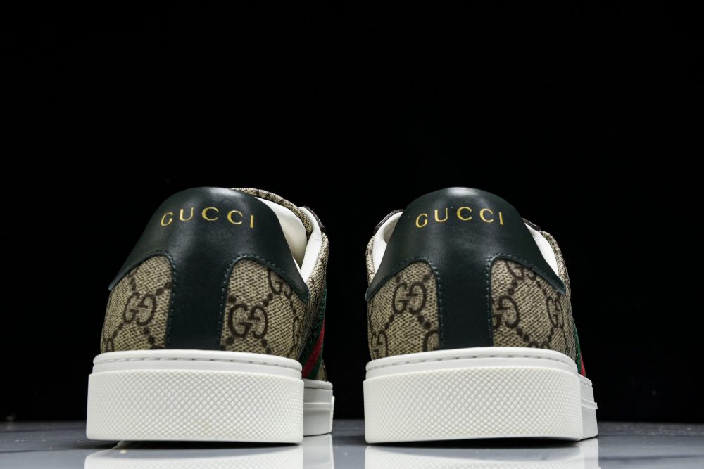 Guссi Ace Web 'Beige Monogram' - Image 7