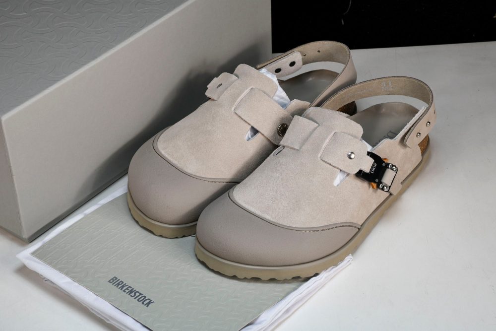 Birkenstock x D1or Tokio Mule Calfskin 'Greige' - Image 17