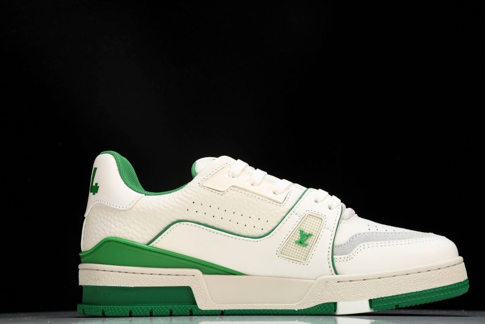 Louis Vuittоп Trainer Low 'Signature White Green' - Image 2